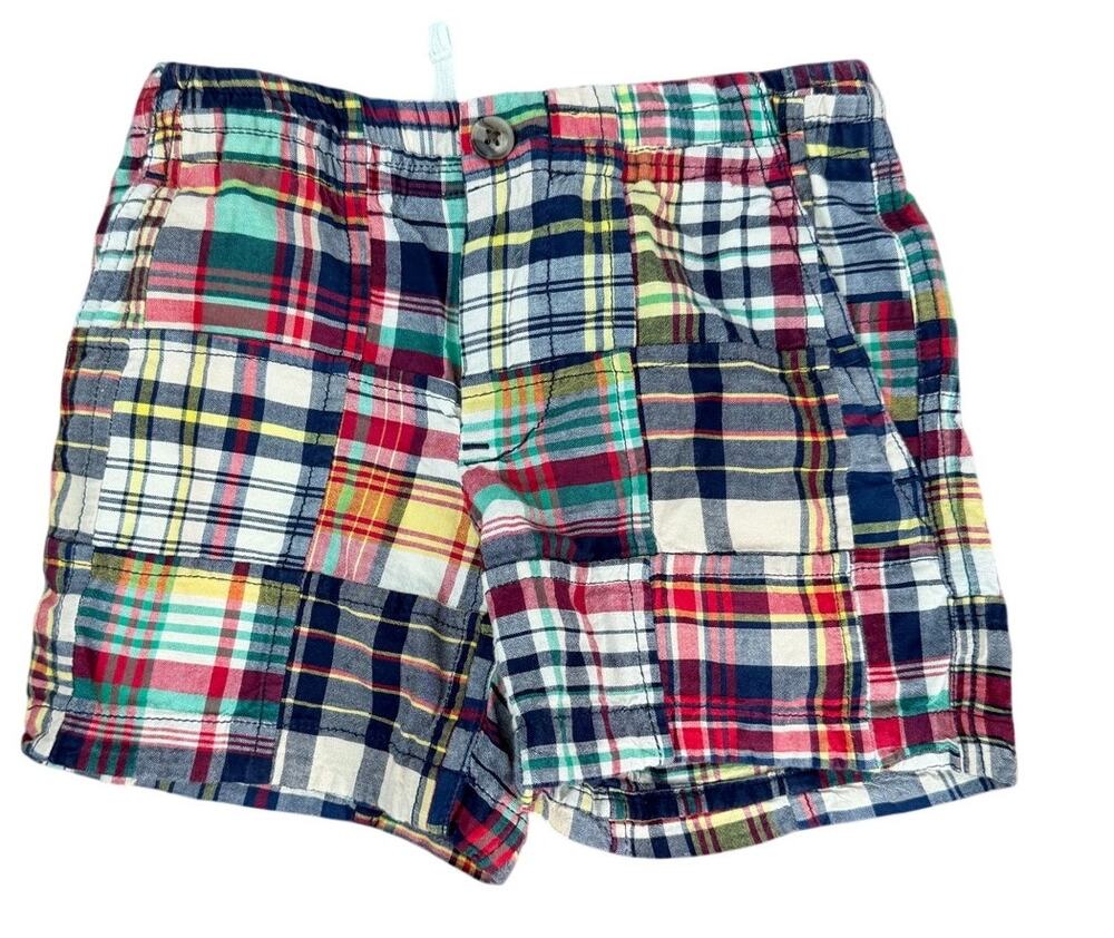 Polo Ralph Lauren Madras Plaid Shorts Toddler Boys-Size 3